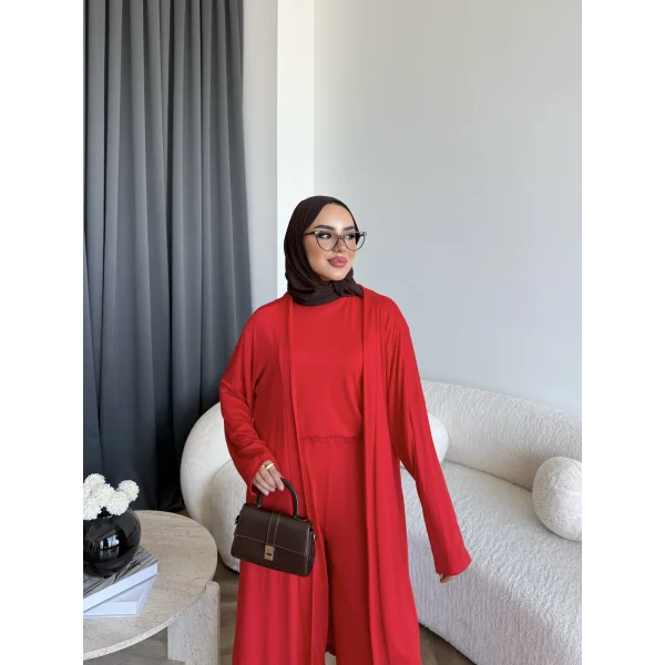 Seh - Eslon 3 lü Takım - Kırmızı