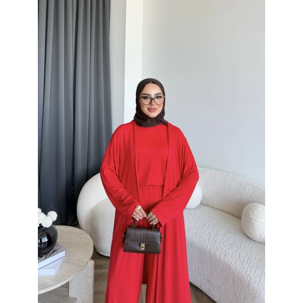 Seh - Eslon 3 lü Takım - Kırmızı