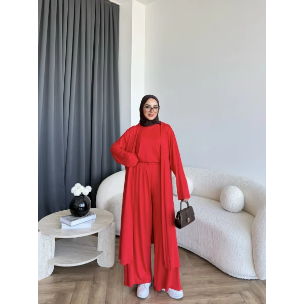 Seh - Eslon 3 lü Takım - Kırmızı
