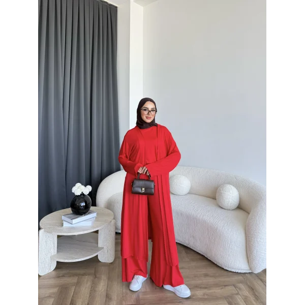 Seh - Eslon 3 lü Takım - Kırmızı