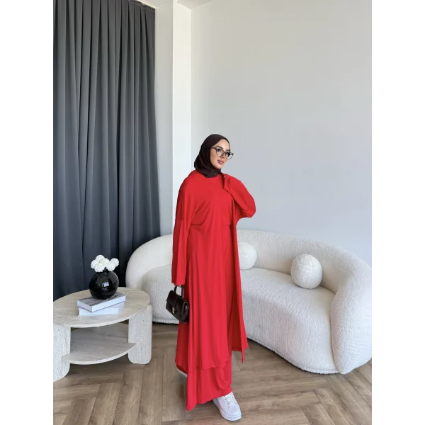 Seh - Eslon 3 lü Takım - Kırmızı
