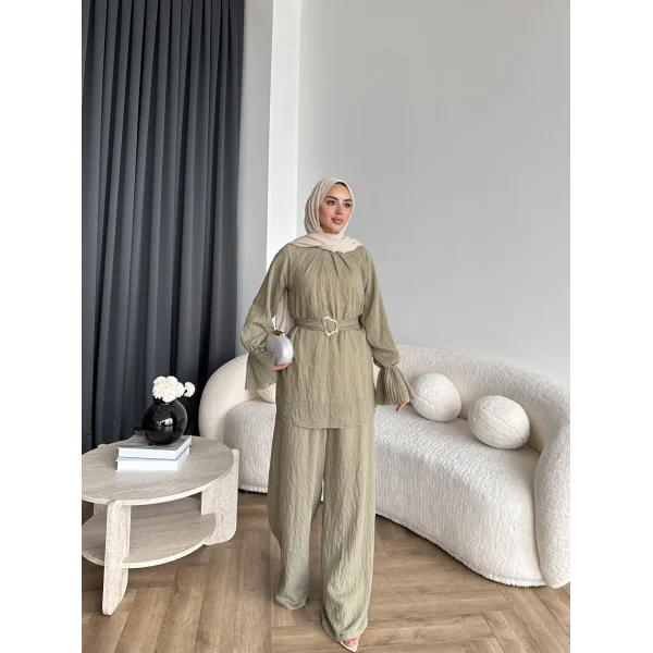 Tb - Lonby Kol Detay Takım - Yeşil