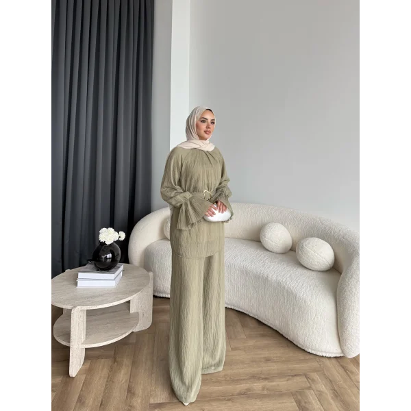 Tb - Lonby Kol Detay Takım - Yeşil