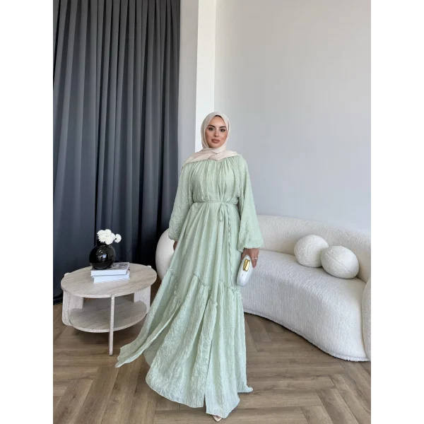 Tb - Lunda Elbise - Yeşil