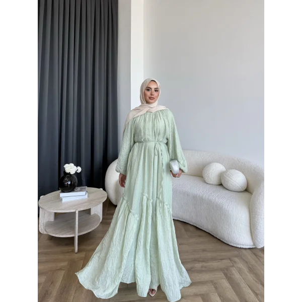 Tb - Lunda Elbise - Yeşil