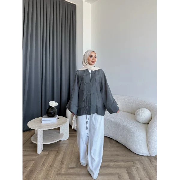 Tb - Mng Model Gömlek - Antrasit