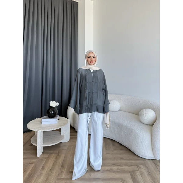 Tb - Mng Model Gömlek - Antrasit