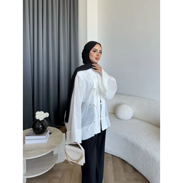Tb - Mng Model Gömlek - Beyaz