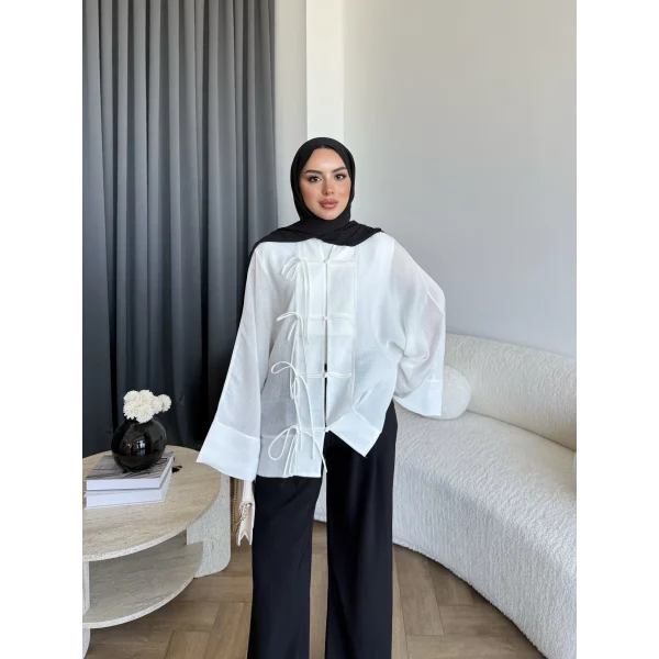 Tb - Mng Model Gömlek - Beyaz