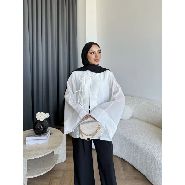 Tb - Mng Model Gömlek - Beyaz