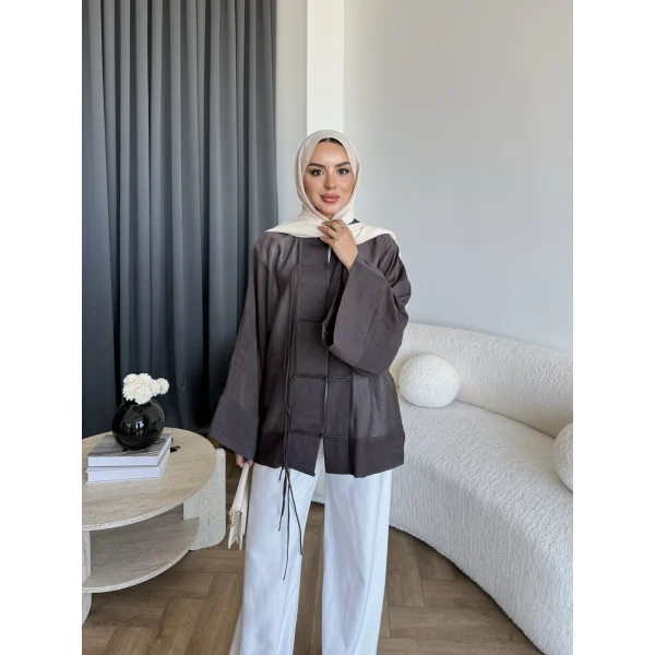Tb - Mng Model Gömlek - Kahve