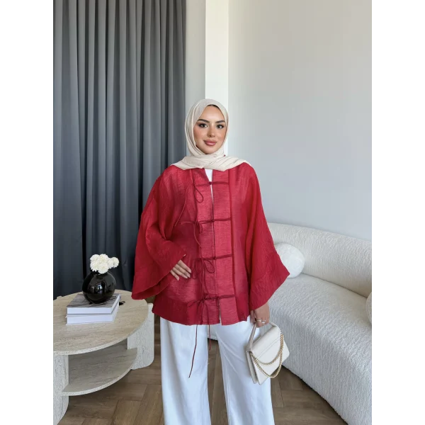 Tb - Mng Model Gömlek - Kırmızı