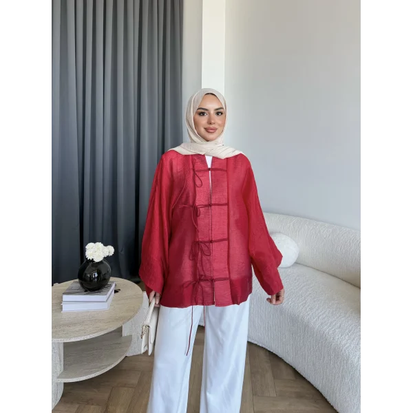 Tb - Mng Model Gömlek - Kırmızı