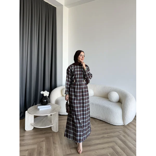 Tb - Wespa Kareli Elbise - Kahve