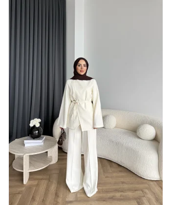 Hen - Bennet Takım - Ekru