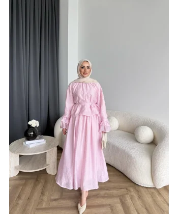 Hen - Bernet Etekli Takım - Pembe
