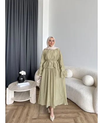 Hen - Bernet Etekli Takım - Yeşil