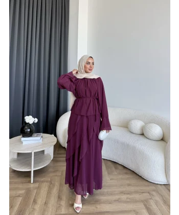 Hen - Serpan Etekli Takım - Bordo