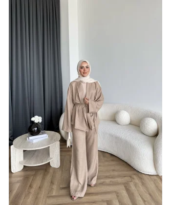 Hot - İndirimli Özde Takım - Vizon