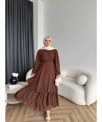 Hr - Lilim Etekli Takım - Acı Kahve
