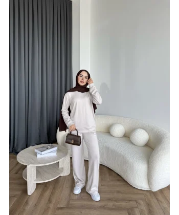 Muadil A Eşofman Takım - Bej