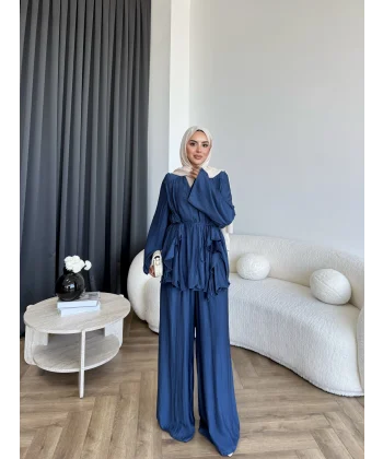 Ng - Batik Pantolonlu Takım - Lacivert