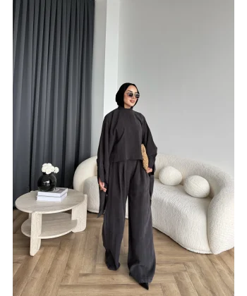 Pln - Julia Yarasa Kol Takım - Siyah