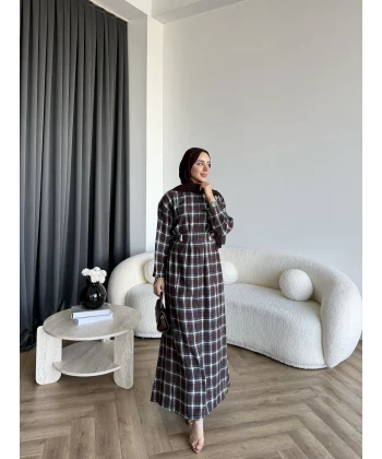 Tb - Wespa Kareli Elbise - Kahve