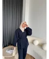 3 İplik Bağlamalı Takım - Lacivert