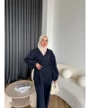 3 İplik Bağlamalı Takım - Lacivert