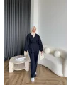 3 İplik Bağlamalı Takım - Lacivert