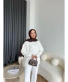 6-Muadil Sweat - Beyaz