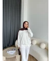 6-Muadil Sweat - Beyaz