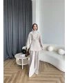 Tb - Evran Gold Düğme Cupra Takım - Bej