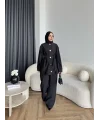 Tb - Eşla Gold Düğmeli Takım - Siyah