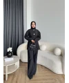 Tb - Eşla Gold Düğmeli Takım - Siyah