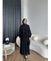 Ng - Kave Fırfırlı Etekli Takım - Siyah
