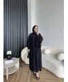 Ng - Kave Fırfırlı Etekli Takım - Siyah