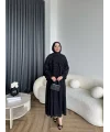 Ng - Kave Fırfırlı Etekli Takım - Siyah