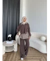 Pwn - Saye Eşofman Takım - Kahve