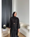 Hen - Margo Şifon Elbise - Siyah
