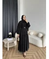 Hen - Margo Şifon Elbise - Siyah