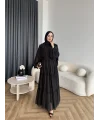 Hen - Luzy Şifon Elbise - Siyah