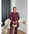 Tb - Glady Pelerin Takım - Bordo