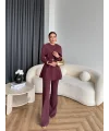 Tb - Glady Pelerin Takım - Bordo