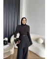 Tb - Glady Pelerin Takım - Siyah