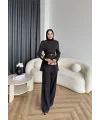 Tb - Glady Pelerin Takım - Siyah