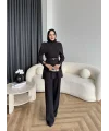 Tb - Glady Pelerin Takım - Siyah