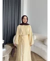 Qu - Balon Kol Etekli Takım - Sarı