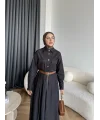 Es - Dacron Etekli Kot Takım - Siyah